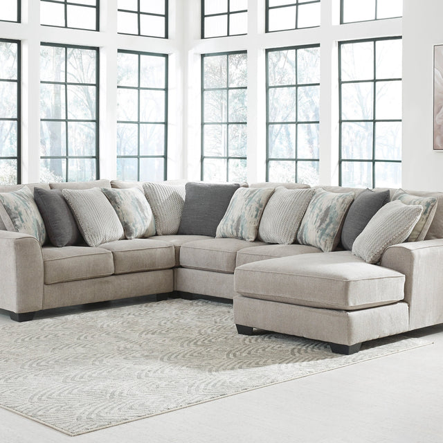 Sectional sofa at Canvas + Loft
